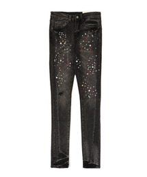 【mnml】SKINNY CRYSTAL DENIM [I] / 2カラー [26ML-SP612D]
