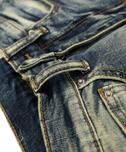 mnml（ミニマル）の「【mnml】SKINNY CRYSTAL DENIM [I] / 2カラー [26ML-SP612D]（デニムパンツ・メンズ・ブラック/ブルー・30/28/32/29/34/36/38）」の12枚目の写真