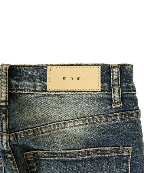 mnml（ミニマル）の「【mnml】SKINNY CRYSTAL DENIM [I] / 2カラー [26ML-SP612D]（デニムパンツ・メンズ・ブラック/ブルー・30/28/32/29/34/36/38）」の15枚目の写真