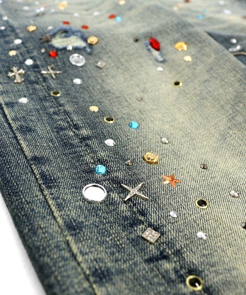 mnml（ミニマル）の「【mnml】SKINNY CRYSTAL DENIM [I] / 2カラー [26ML-SP612D]（デニムパンツ・メンズ・ブラック/ブルー・30/28/32/29/34/36/38）」の16枚目の写真