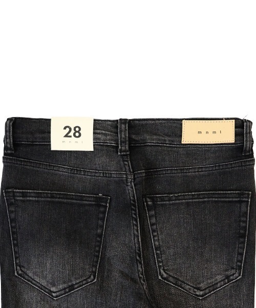 mnml（ミニマル）の「【mnml】SKINNY CRYSTAL DENIM [I] / 2カラー [26ML-SP612D]（デニムパンツ・メンズ・ブラック/ブルー・30/28/32/29/34/36/38）」の22枚目の写真