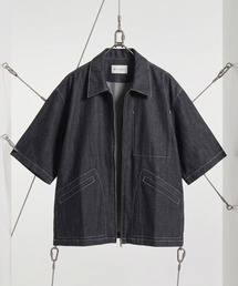 balloon short denim jacket/バルーンショートデニムジャケット