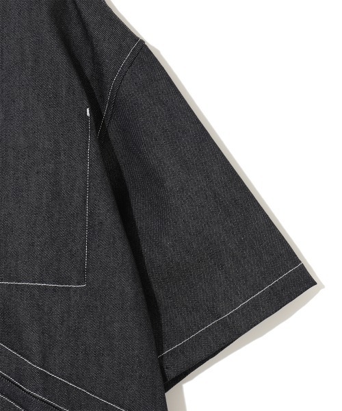 MODE COMMUTER（モードコミューター）の「[MC by HIDETAKA FUKUZONO  COLLECTION] DENIM OVER SHIRTS（デニムジャケット・メンズ・ネイビー・SMALL/MEDIUM/LARGE）」の3枚目の写真