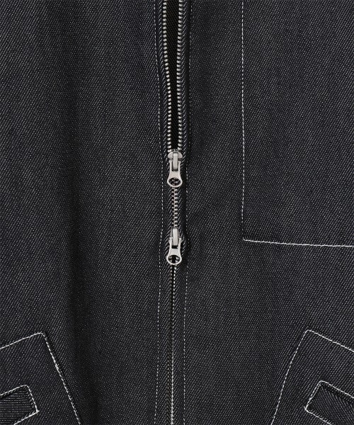MODE COMMUTER（モードコミューター）の「[MC by HIDETAKA FUKUZONO  COLLECTION] DENIM OVER SHIRTS（デニムジャケット・メンズ・ネイビー・SMALL/MEDIUM/LARGE）」の5枚目の写真