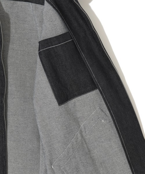 MODE COMMUTER（モードコミューター）の「[MC by HIDETAKA FUKUZONO  COLLECTION] DENIM OVER SHIRTS（デニムジャケット・メンズ・ネイビー・SMALL/MEDIUM/LARGE）」の6枚目の写真