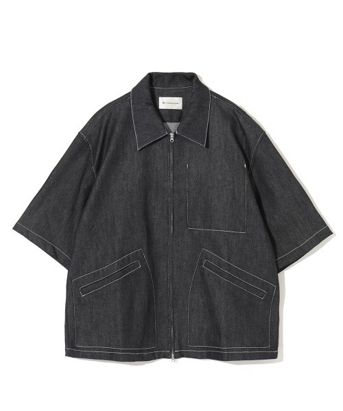 MODE COMMUTER（モードコミューター）の「[MC by HIDETAKA FUKUZONO  COLLECTION] DENIM OVER SHIRTS（デニムジャケット・メンズ・ネイビー・SMALL/MEDIUM/LARGE）」の8枚目の写真