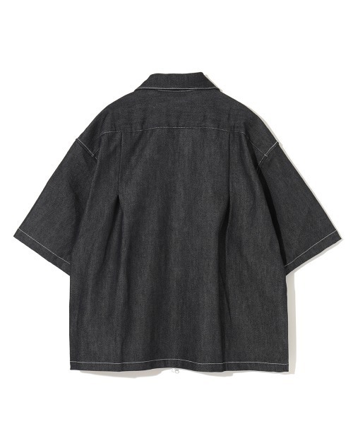 MODE COMMUTER（モードコミューター）の「[MC by HIDETAKA FUKUZONO  COLLECTION] DENIM OVER SHIRTS（デニムジャケット・メンズ・ネイビー・SMALL/MEDIUM/LARGE）」の9枚目の写真