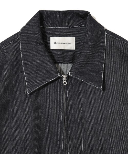MODE COMMUTER（モードコミューター）の「[MC by HIDETAKA FUKUZONO  COLLECTION] DENIM OVER SHIRTS（デニムジャケット・メンズ・ネイビー・SMALL/MEDIUM/LARGE）」の2枚目の写真