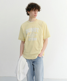 DUNST FOR MEN（ダンストフォーメン）の「CLASSIC LOGO T-SHIRT_UNISEX_UDTS6B139_LEMON（Tシャツ/カットソー）」