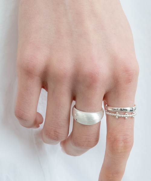 XANADU（ザナドゥ）の「DUO STAR RING SILVER（リング・レディース・その他・FREE）」の2枚目の写真