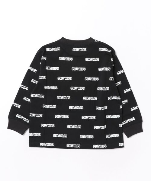 GROOVY COLORS(グルービーカラーズ)の「GC All-over print L/S Tee(Tシャツ/カットソー・キッズ・カーキ/ブラック・115cm/125cm)」の3枚目の写真