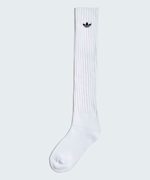 adidas(アディダス)の「スラウチー クルーソックス1足組 / アディダスオリジナルス adidas Originals(ソックス/靴下・メンズ・ホワイト・kids-XXL/LARGE/X-LARGE/SMALL/MEDIUM)」の5枚目の写真
