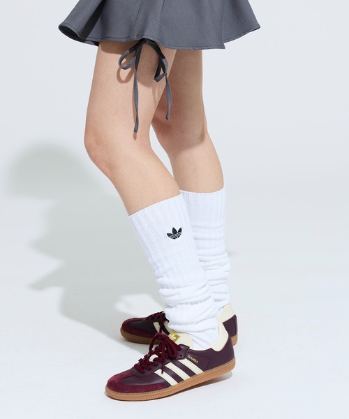 adidas(アディダス)の「スラウチー クルーソックス1足組 / アディダスオリジナルス adidas Originals(ソックス/靴下・メンズ・ホワイト・kids-XXL/LARGE/X-LARGE/SMALL/MEDIUM)」の4枚目の写真