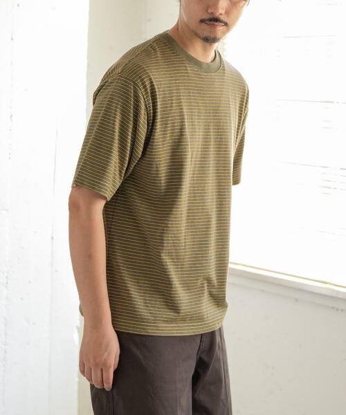 FORK&SPOON(フォークアンドスプーン)の「FORK&SPOON ヴィンテージボーダーTシャツ(Tシャツ/カットソー・メンズ・イエロー系その他/グレー系その他/ブルー系その他・5/4)」の13枚目の写真