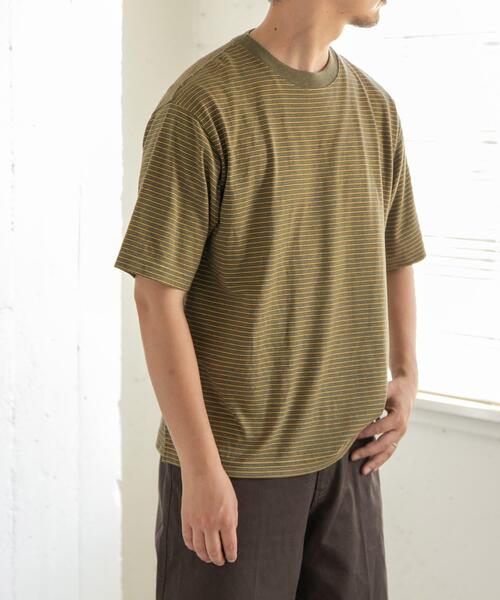FORK&SPOON(フォークアンドスプーン)の「FORK&SPOON ヴィンテージボーダーTシャツ(Tシャツ/カットソー・メンズ・イエロー系その他/グレー系その他/ブルー系その他・5/4)」の14枚目の写真