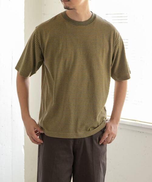 FORK&SPOON(フォークアンドスプーン)の「FORK&SPOON ヴィンテージボーダーTシャツ(Tシャツ/カットソー・メンズ・イエロー系その他/グレー系その他/ブルー系その他・5/4)」の15枚目の写真