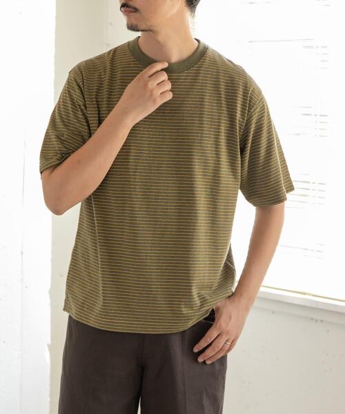 FORK&SPOON(フォークアンドスプーン)の「FORK&SPOON ヴィンテージボーダーTシャツ(Tシャツ/カットソー・メンズ・イエロー系その他/グレー系その他/ブルー系その他・5/4)」の16枚目の写真