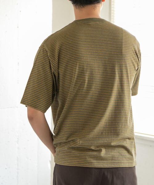 FORK&SPOON(フォークアンドスプーン)の「FORK&SPOON ヴィンテージボーダーTシャツ(Tシャツ/カットソー・メンズ・イエロー系その他/グレー系その他/ブルー系その他・5/4)」の17枚目の写真