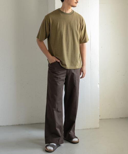 FORK&SPOON(フォークアンドスプーン)の「FORK&SPOON ヴィンテージボーダーTシャツ(Tシャツ/カットソー・メンズ・イエロー系その他/グレー系その他/ブルー系その他・5/4)」の18枚目の写真