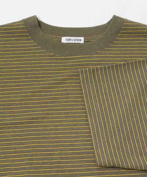 FORK&SPOON(フォークアンドスプーン)の「FORK&SPOON ヴィンテージボーダーTシャツ(Tシャツ/カットソー・メンズ・イエロー系その他/グレー系その他/ブルー系その他・5/4)」の20枚目の写真