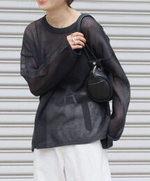 ルーズニットプルオーバー