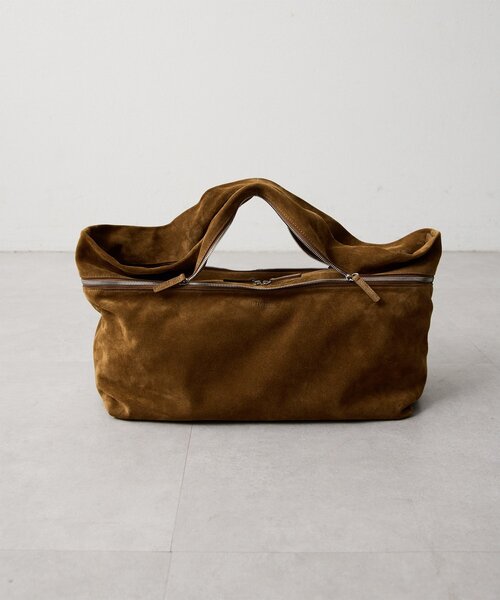 Whim Gazette(ウィムガゼット)の「【LITKOVSKA】別注ZIP BAG(ハンドバッグ・レディース・キャメル・FREE)」の5枚目の写真