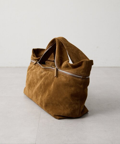 Whim Gazette(ウィムガゼット)の「【LITKOVSKA】別注ZIP BAG(ハンドバッグ・レディース・キャメル・FREE)」の6枚目の写真