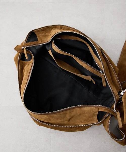 Whim Gazette(ウィムガゼット)の「【LITKOVSKA】別注ZIP BAG(ハンドバッグ・レディース・キャメル・FREE)」の11枚目の写真