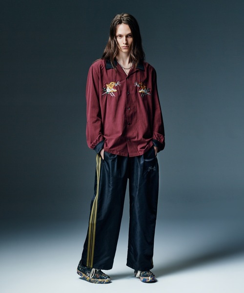 glamb(グラム)の「Baggy Nylon Track Pants / バギーナイロントラックパンツ(その他パンツ・メンズ・ブラック/ブルー・M/L/S)」の17枚目の写真