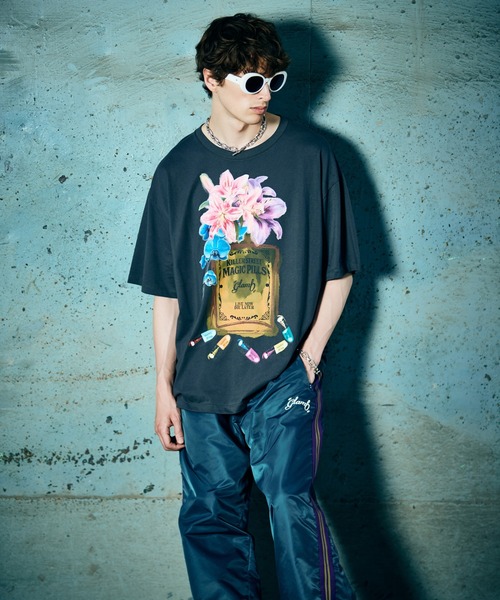 glamb(グラム)の「Baggy Nylon Track Pants / バギーナイロントラックパンツ(その他パンツ・メンズ・ブラック/ブルー・M/L/S)」の20枚目の写真