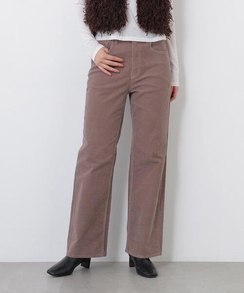 N.(N. Natural Beauty Basic)(エヌエヌナチュラルビューティーベーシック)の「<Healthy DENIM>コーデュロイ SETUP パンツ(その他パンツ・レディース・ブラウン/ピンク・SMALL/MEDIUM)」の1枚目の写真