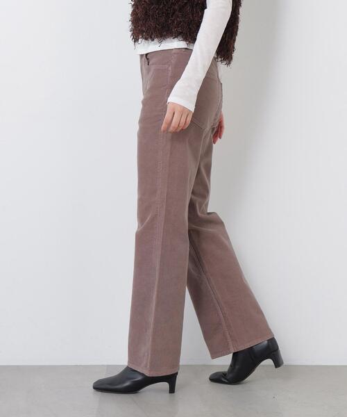 N.(N. Natural Beauty Basic)(エヌエヌナチュラルビューティーベーシック)の「<Healthy DENIM>コーデュロイ SETUP パンツ(その他パンツ・レディース・ブラウン/ピンク・SMALL/MEDIUM)」の4枚目の写真