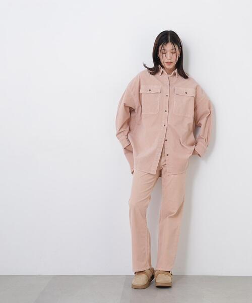 N.(N. Natural Beauty Basic)(エヌエヌナチュラルビューティーベーシック)の「<Healthy DENIM>コーデュロイ SETUP パンツ(その他パンツ・レディース・ブラウン/ピンク・SMALL/MEDIUM)」の18枚目の写真