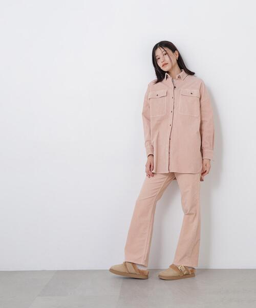 N.(N. Natural Beauty Basic)(エヌエヌナチュラルビューティーベーシック)の「<Healthy DENIM>コーデュロイ SETUP パンツ(その他パンツ・レディース・ブラウン/ピンク・SMALL/MEDIUM)」の21枚目の写真