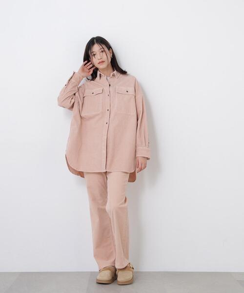N.(N. Natural Beauty Basic)(エヌエヌナチュラルビューティーベーシック)の「<Healthy DENIM>コーデュロイ SETUP パンツ(その他パンツ・レディース・ブラウン/ピンク・SMALL/MEDIUM)」の22枚目の写真