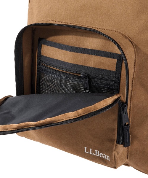L.L.Bean(エルエルビーン)の「ビニロン/コットン・デイ・パック(バックパック/リュック・レディース・ブラック/カーキブラウン・ONE SIZE)」の16枚目の写真