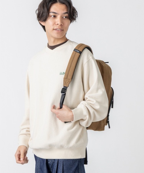 L.L.Bean(エルエルビーン)の「ビニロン/コットン・デイ・パック(バックパック/リュック・レディース・ブラック/カーキブラウン・ONE SIZE)」の10枚目の写真