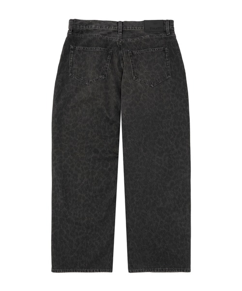 HUF（ハフ）の「LEOPARD WIDE DENIM PANT（デニムパンツ・メンズ・ブラック/ブラウン・34/32/30/28）」の5枚目の写真