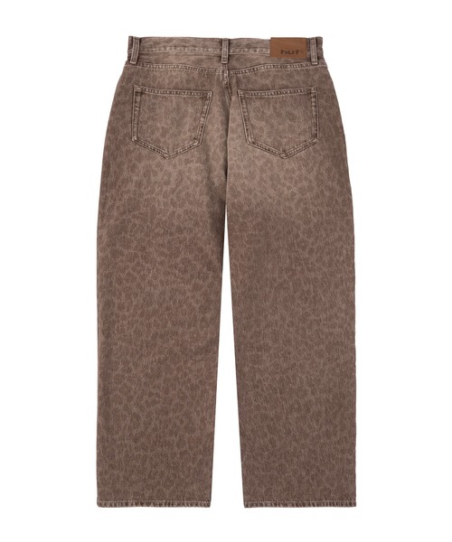 HUF（ハフ）の「LEOPARD WIDE DENIM PANT（デニムパンツ・メンズ・ブラック/ブラウン・34/32/30/28）」の8枚目の写真