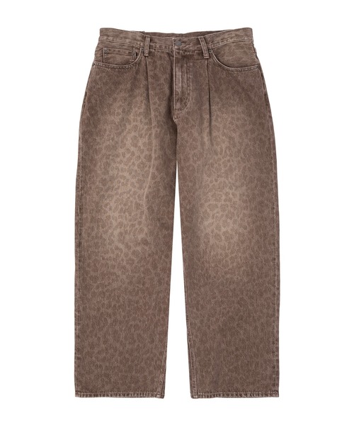 HUF（ハフ）の「LEOPARD WIDE DENIM PANT（デニムパンツ・メンズ・ブラック/ブラウン・34/32/30/28）」の7枚目の写真