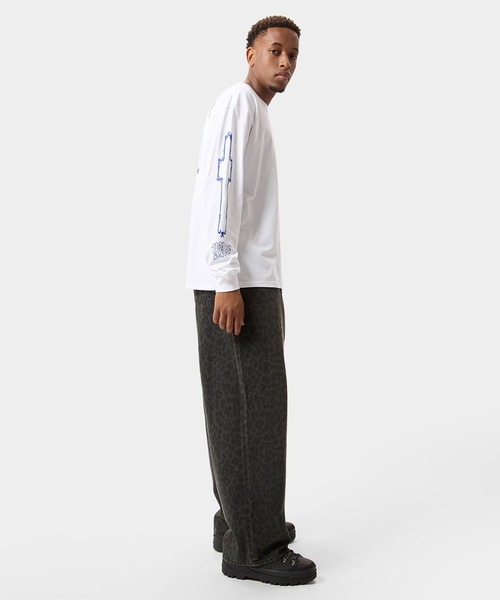 HUF（ハフ）の「LEOPARD WIDE DENIM PANT（デニムパンツ・メンズ・ブラック/ブラウン・34/32/30/28）」の10枚目の写真