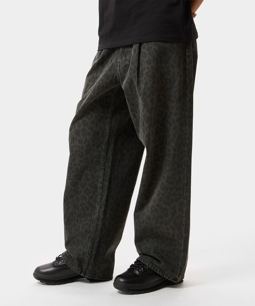 HUF（ハフ）の「LEOPARD WIDE DENIM PANT（デニムパンツ・メンズ・ブラック/ブラウン・34/32/30/28）」の18枚目の写真