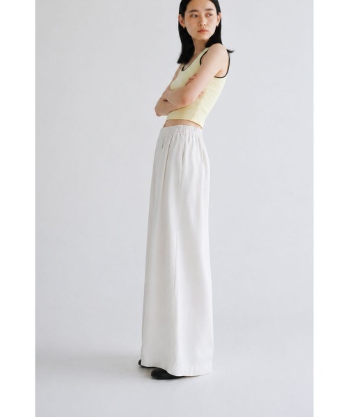 marjour（マージュール）の「WIDE GATHER EASY PANTS（その他パンツ・レディース・ブラック/ホワイト・M）」の13枚目の写真