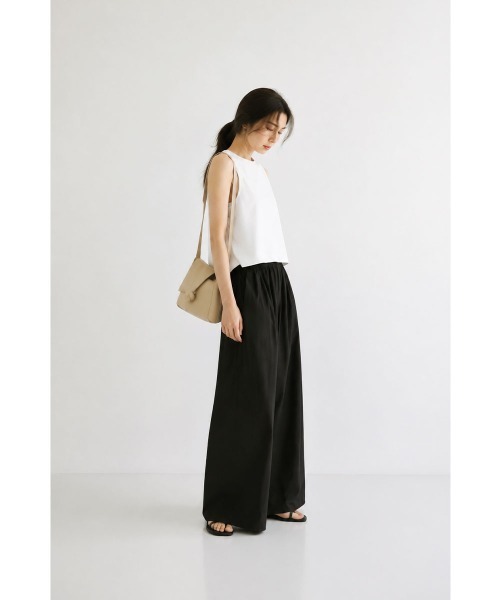 marjour（マージュール）の「WIDE GATHER EASY PANTS（その他パンツ・レディース・ブラック/ホワイト・M）」の19枚目の写真