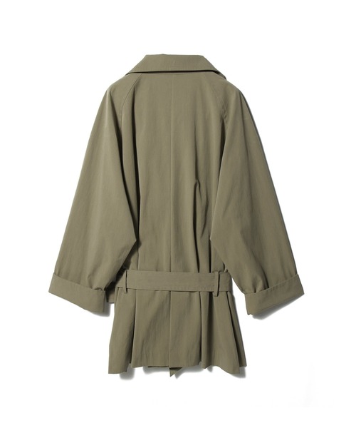 UNUS(ユナス)の「UNUS / Stand Collar Short Trench Coat(トレンチコート・レディース・ベージュ・38/36)」の6枚目の写真