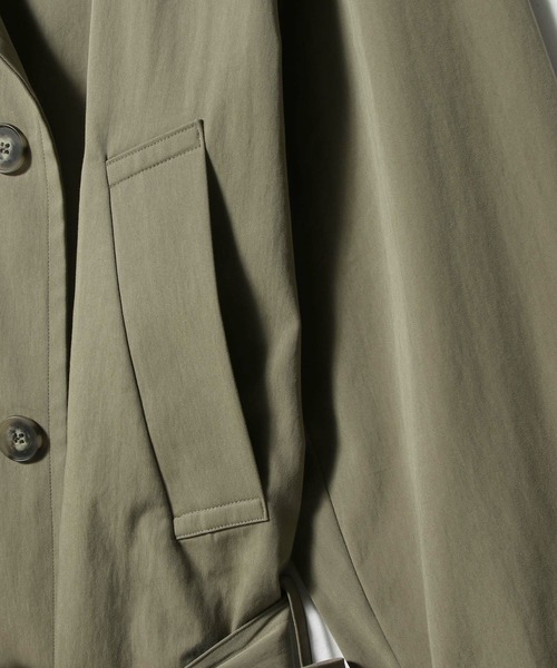 UNUS(ユナス)の「UNUS / Stand Collar Short Trench Coat(トレンチコート・レディース・ベージュ・38/36)」の8枚目の写真