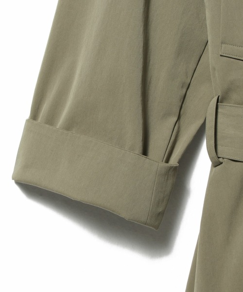 UNUS(ユナス)の「UNUS / Stand Collar Short Trench Coat(トレンチコート・レディース・ベージュ・38/36)」の9枚目の写真