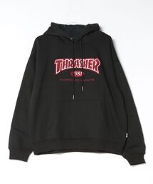 Sagara Embroidery HOODIE SWEAT PARKA/THRASHER スラッシャー スウェットパーカー フーディー ストリート スケーターメンズ レディース
