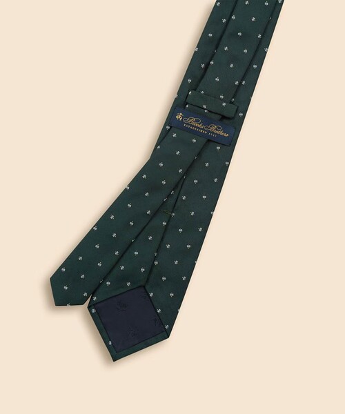 BROOKS BROTHERS(ブルックスブラザーズ)の「シルク スクエアドットモチーフ ジャカードタイ(ネクタイ・メンズ・グリーン/レッド/ネイビー・ONE SIZE)」の4枚目の写真