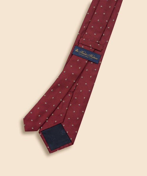 BROOKS BROTHERS(ブルックスブラザーズ)の「シルク スクエアドットモチーフ ジャカードタイ(ネクタイ・メンズ・グリーン/レッド/ネイビー・ONE SIZE)」の8枚目の写真